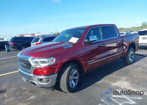 2021 Ram 1500 Limited 4X2 5'7 Box z USA, uszkodzony, nr VIN 1C6RREHT5MN709080